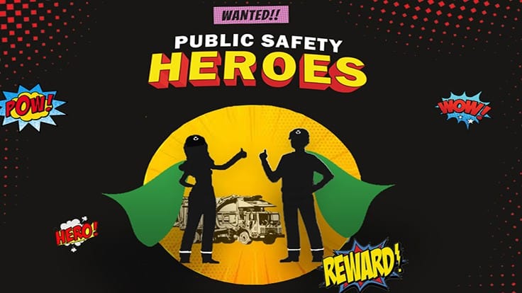 Public Safety Heroes Contest poster
